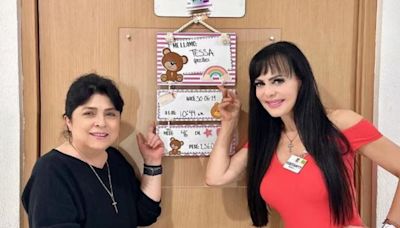 Maribel Guardia ya conoce a Tessa, nieta de su amiga Victoria Ruffo