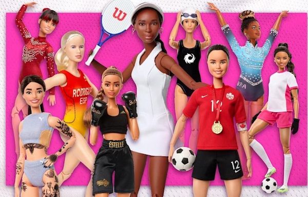 Barbie celebrates athletes around the world with role-model dolls