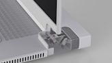 New dynamic airflow concept aims to boost gaming laptop cooling with displaced external heat module — Laptop ODM Wistron's 'Hinge Auto-Extension' wins design award