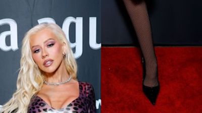 Christina Aguilera Dons Sharp Le Silla Pumps to Celebrate 25th Anniversary of Her Debut Album