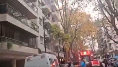Incendio en un edificio de Palermo: una mujer se intoxicó con monóxido de carbono