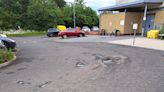 Pothole riddled hospital road fixed by local firms