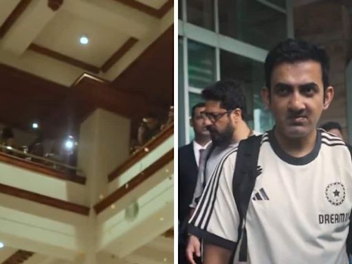 WATCH: Gautam Gambhir and Co Showered With Flower Petals as They Arrive in Sri Lanka Ahead of White-ball Tour - News18