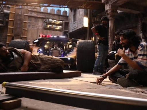 Bhairava entry scene: Makers share throwback BTS photo of 'dynamic' duo Prabhas, Nag Ashwin from Kalki 2898 AD sets