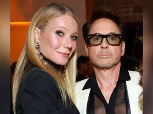 Gwyneth Paltrow reacts to 'Iron Man' co-star Robert Downey...Doctor Doom: 'Are you a baddie now?' | English Movie News - Times of India