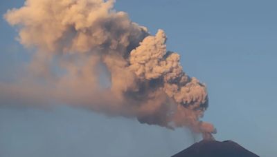 El Popo: registró 42 exhalaciones las últimas 24 horas