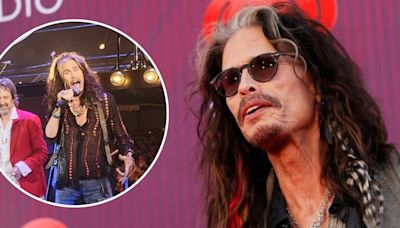 Así fue el primer show en vivo de Steven Tyler tras haberse fracturado la laringe