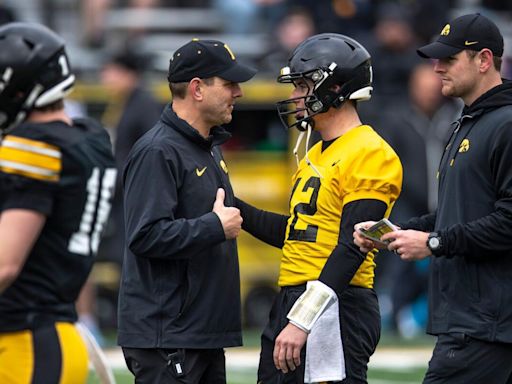 Iowa notebook: Tim Lester, Cade McNamara ‘share a lot of offensive philosophy’