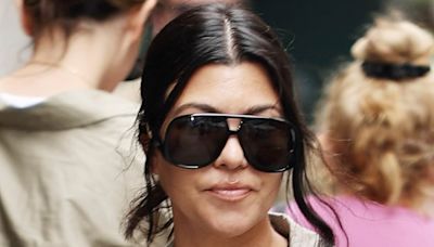 Kourtney Kardashian is summer chic during an outing with family in NYC