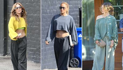 Jennifer Lopez Keeps Busting Out Baggy Bottoms from the Brand That’s So Big in Hollywood — and They’re Under $80