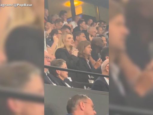 Vídeo: La reacción de Adele y Ed Sheeran al gol de Inglaterra