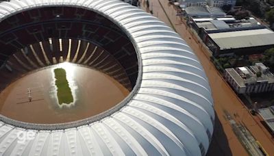 Enchente em Porto Alegre: veja como ficaram a Arena do Grêmio e o estádio Beira-Rio