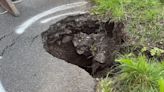 Sinkhole prompts road closure on the Mendips