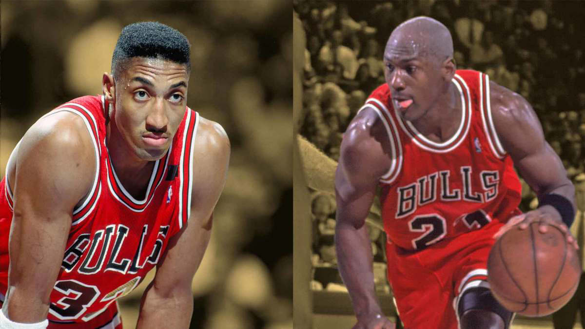 When Michael Jordan called the Bulls "Scottie Pippen's team": "He's got to be one of the best players in the game, if not the best"