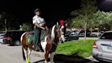 Holiday with the horses: Lee Sheriff’s mounted patrol at the mall
