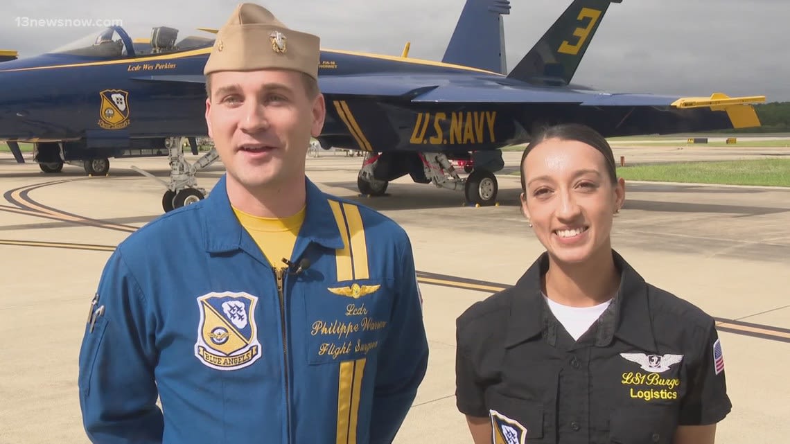 Hampton Roads natives among Navy's Blue Angels headlining NAS Oceana Air Show