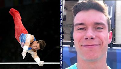 Paris Olympics: US Gymnast Brody Malone reacts after winning bronze medal in historic team final