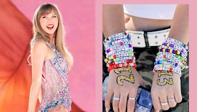 Taylor Swift Displays Friendship Bracelets Received from Fans on Eras Tour at Country Music Hall of Fame