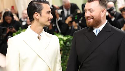 Sam Smith And Partner Christian Cowan Make First Red Carpet Appearance At Met Gala