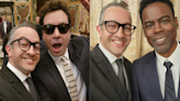 Chumel Torres se codea con los comediantes más importantes en reunión con el Papa Francisco