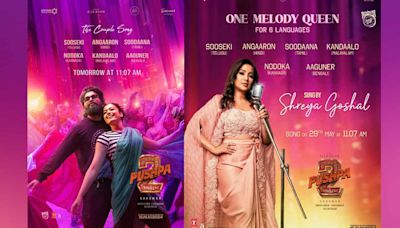 Pushpa 2 makers tease fans with Allu Arjun-Rashmika’s poster ahead of second single release