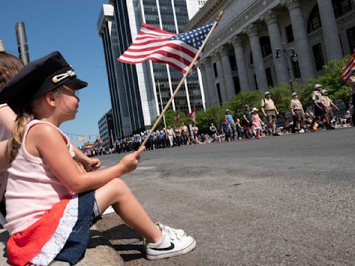 A weather system hitting much of New York threatens to dampen Memorial Day festivities