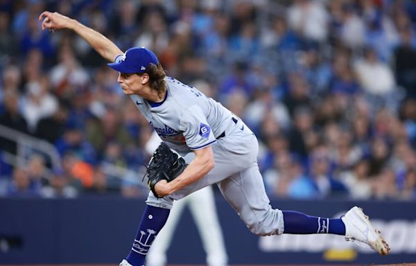 Tyler Glasnow dominates before making quick exit in Dodgers' sixth straight win