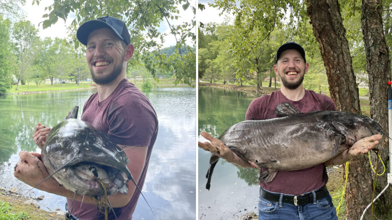 Fishing record set by West Virginia angler who used 3-year-old daughter's $10 pink rod