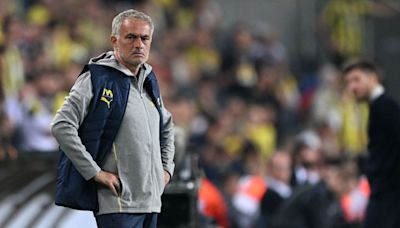 José Mourinho booked for hilarious pitch side stunt after VAR call