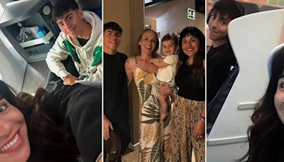 Gianinna Maradona viajó con su hijo a España y compartió postales de su viaje