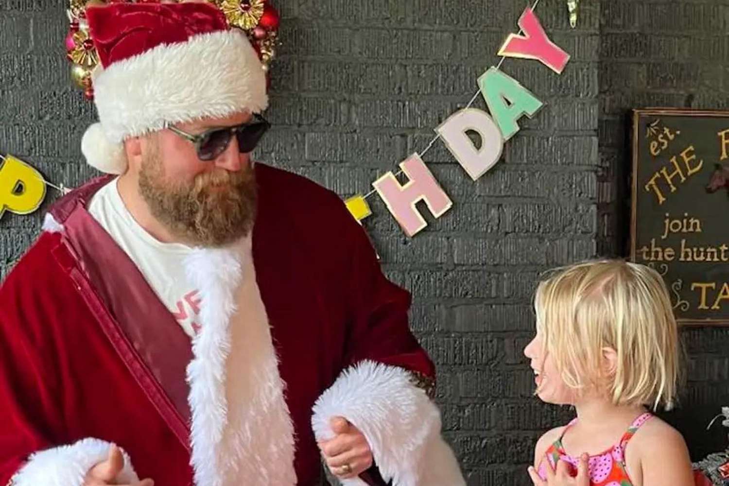 Erin and Ben Napier Celebrate Christmas in June for Daughter Mae’s Third Birthday — with a Visit from Santa!