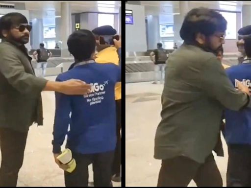 'Rude, arrogant': Chiranjeevi pushes airline staff as he tries to take selfie; gets called out by netizens [Viral video]