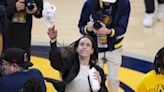 Caitlin Clark revs up Pacers fans with pregame playoff appearance in IndyCar replica