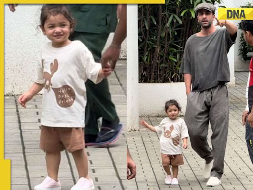 'Baby Alia walking': Ranbir Kapoor's daughter Raha happily walks, smiles at the paps in viral video, fans react