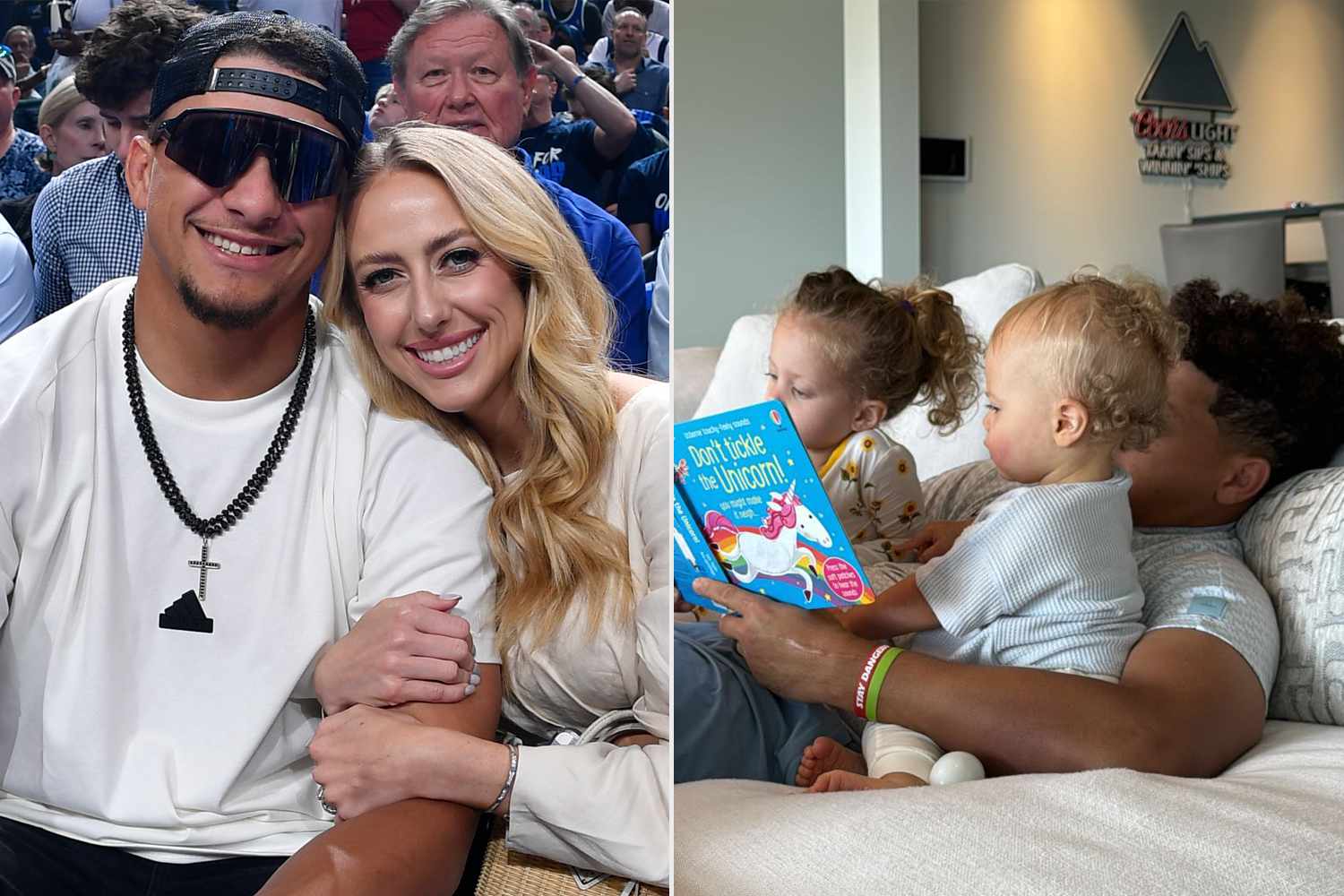 Brittany Mahomes Shares Candid Photos of Husband Patrick Reading to Their Kids Ahead of Date Night