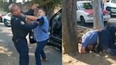 Sujeto ataca a un policía de la CDMX y ciudadanos tienen que ayudarlo