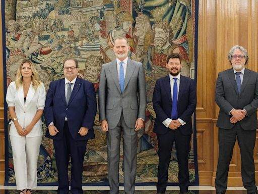 El Rey recibe en audiencia a la Fundación Fernando Núñez, dedicada a poner en valor la villa y el Monasterio de Uclés