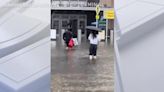 Terminal temporarily closed as flooding hits New York’s LaGuardia airport