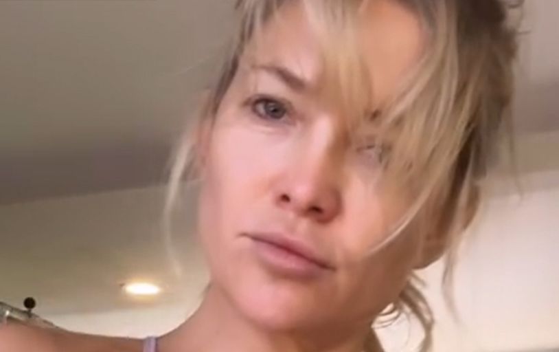 Kate Hudson dances in sports bra and pants during workout session