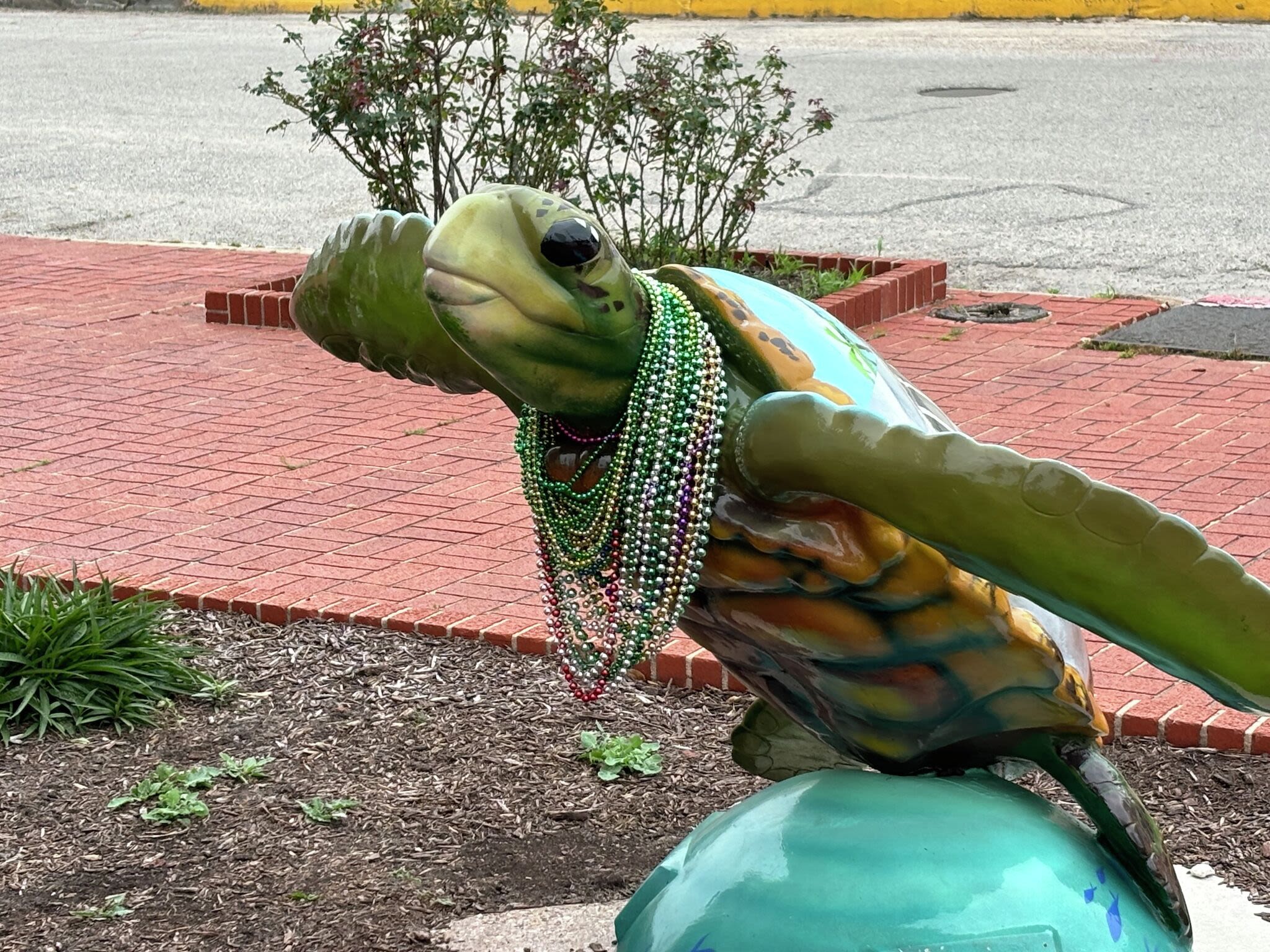 Somebody is targeting Galveston's popular art turtles