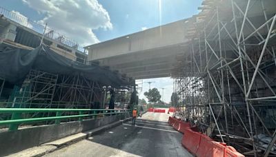 Caos en Pantitlán: vuelven a cerrar el Eje 1 Norte por obras en la Línea 9