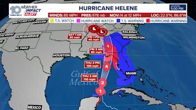 COUNTY-BY-COUNTY IMPACTS: What Tampa Bay should expect from Hurricane Helene