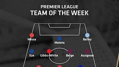 Team of the week: Two-goal Yoane Wissa leads the line but find out who else joins him in this week's best XI