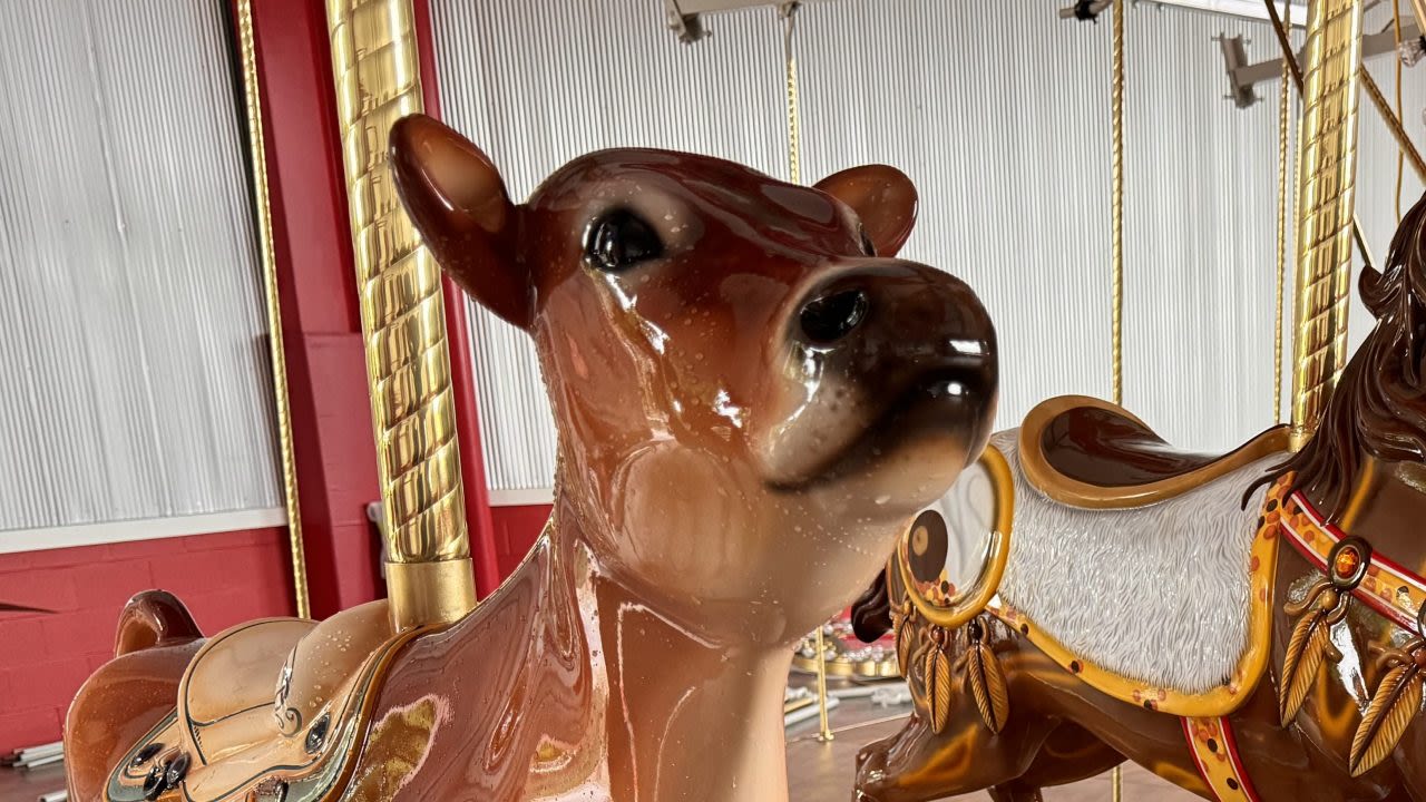 Young’s Jersey Dairy unveils new ‘Cowtherine’s Carousel’ in Yellow Springs