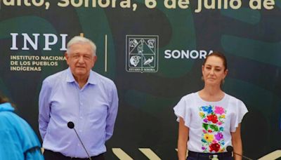 Supervisan AMLO y Claudia Sheinbaum avances del Plan de Justicia Seri en Sonora