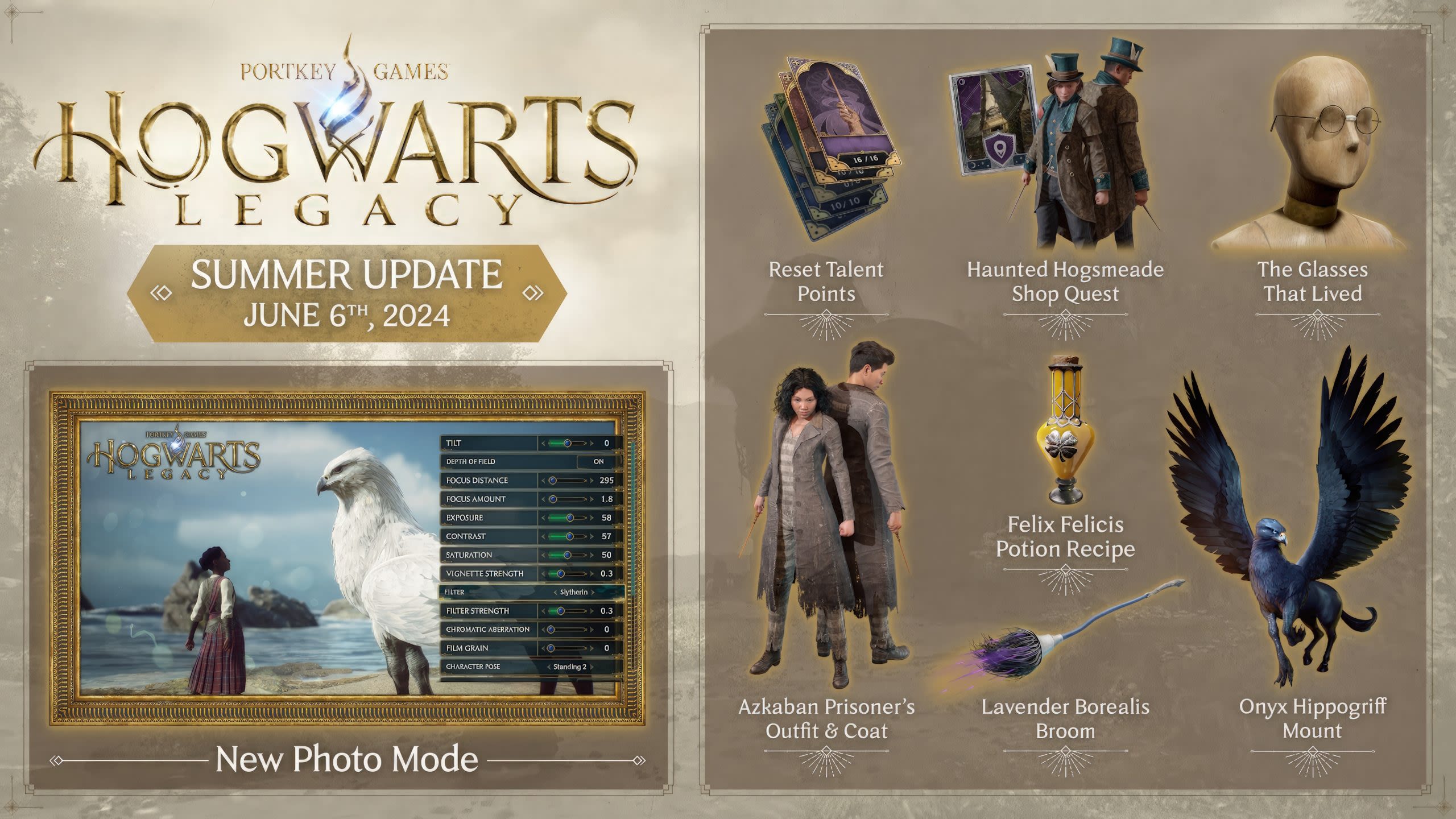 Hogwarts Legacy Final Update Adds PlayStation Exclusive Content, Photo Mode, Talent Points Reset and More