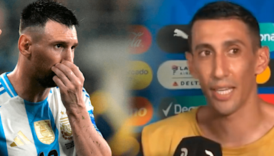 Di María se quebró en vivo tras revelar las palabras de Messi para llegar a la final de la Copa América