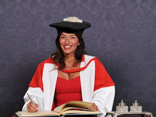 Davina McCall ‘chuffed’ with honorary degree for championing women’s health