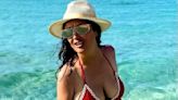 Salma Hayek Chooses Red for Latest Bikini Snap to Mark Her 57th Birthday