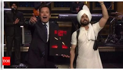 ...Diljit Dosanjh's 'dream come true’ as he becomes the first Indian artist to perform at Jimmy Fallon’s 'The...Tonight Show' | Hindi Movie News - Times of India